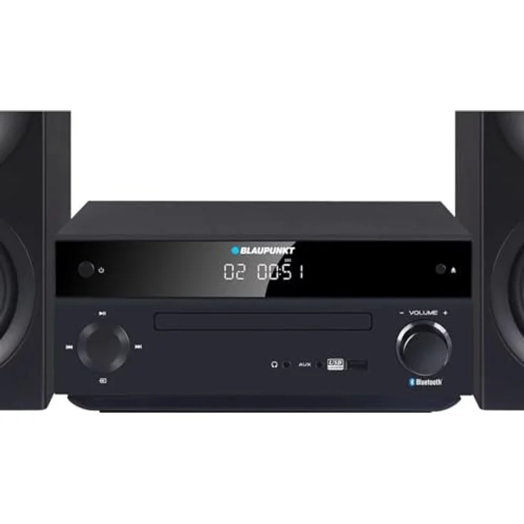 Blaupunkt MS30.2BT Micro-Stereoanlage, 150 W Leistung, Bluetooth, HDMI ARC, FM-Radio mit 40 Sendern, USB- und AUX-Anschluss, weiß – Bild 2