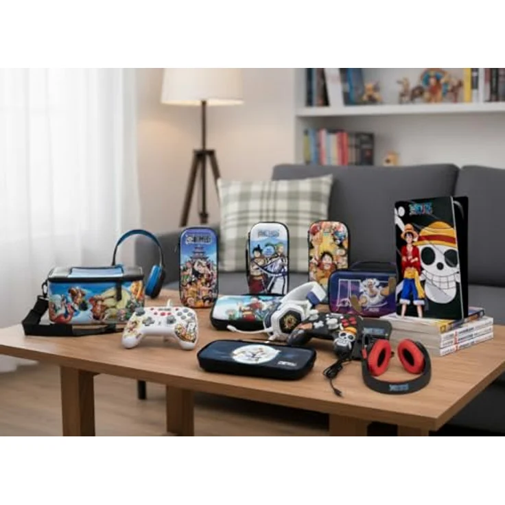 Konix One Piece Gamepad, Gaming Controller für PC und Switch, Weiss mit Piratenmodus – Bild 7