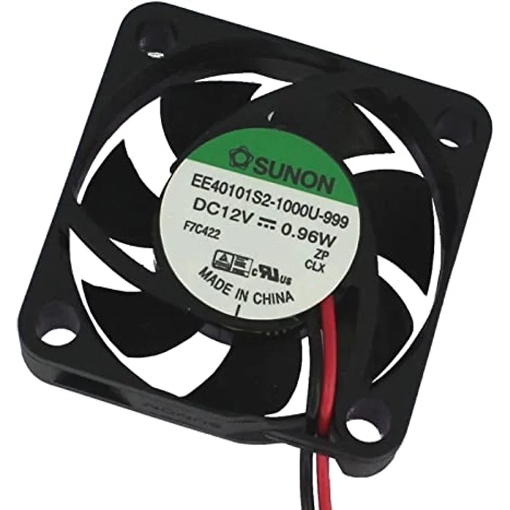 SUNON 12V DC 0,8W 40x40x10mm 12m³/h 6100U/Min 12m³/h Sunon EE40101S21000U999 – Bild 1