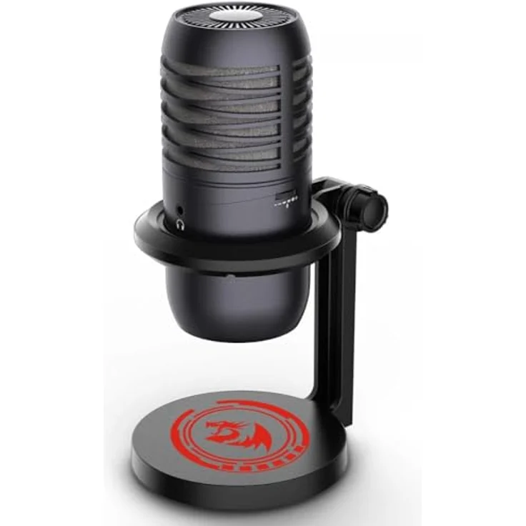 Redragon GM211 NEBULA, Mikrofon mit 14-mm-Kondensatormembran, nierenförmiger Richtcharakteristik, 48KHz Abtastrate und 7-farbiger RGB-Beleuchtung – Bild 2