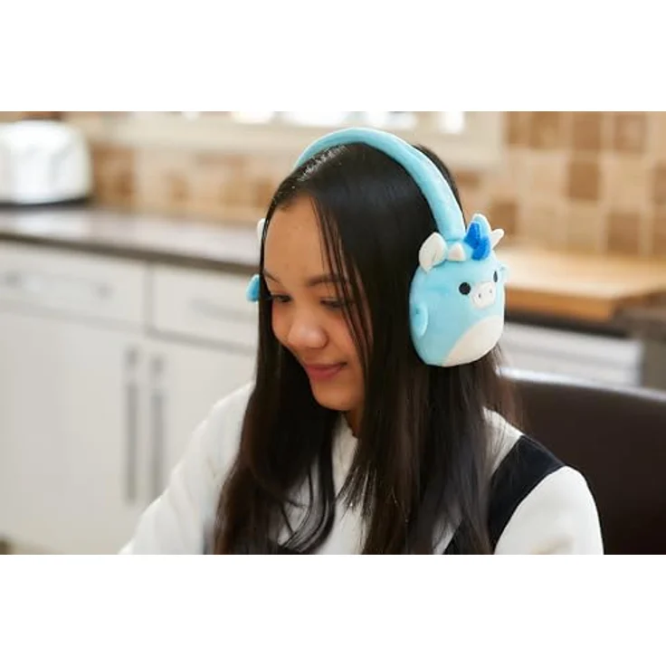 Squishmallows Tatiana The Dragon Plüsch-Bluetooth-Kopfhörer mit integriertem Mikrofon, 10 Meter Bluetooth-Reichweite, Lautstärkeregler, weiche Plüschkissen - Offizielles Lizenzprodukt, Drachen-Design – Bild 5