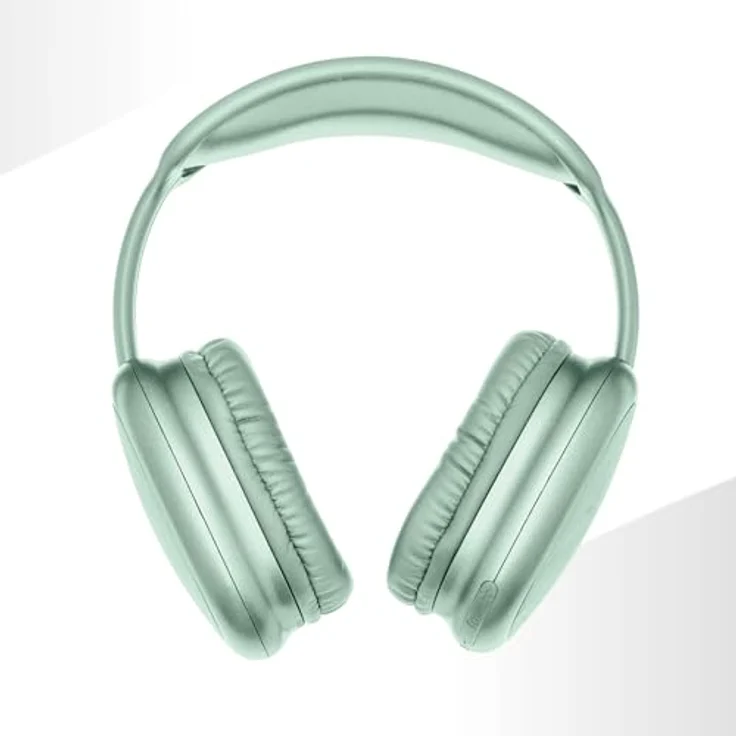 Music Sound MAXI2, Bluetooth-Kopfhörer Around Ear mit Bluetooth 5.0, 22h Play Time, integriertem Mikrofon und Steuerung am Kopfband, verstellbarem Kopfbügel, grün – Bild 2