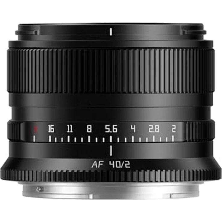 TTArtisan Autofokus 40 mm F2.0, Vollformat-Prime-Objektiv mit metallischem Gehäuse, kompatibel mit Nikon Z, schwarz – Bild 1