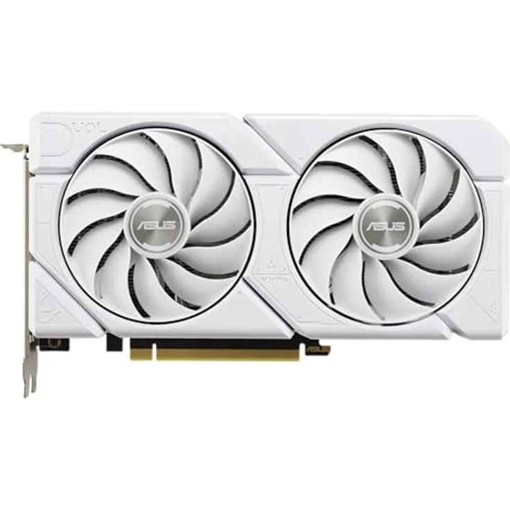ASUS Dual GeForce RTX 4060 EVO White OC Edition 8GB Gaming Grafikkarte weiß (DLSS3, 246 AI Tops, Raytracing, PCIe 4.0) – Bild 2