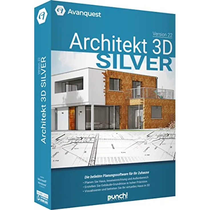 Architekt 3D 22 Silver (Code in a Box)