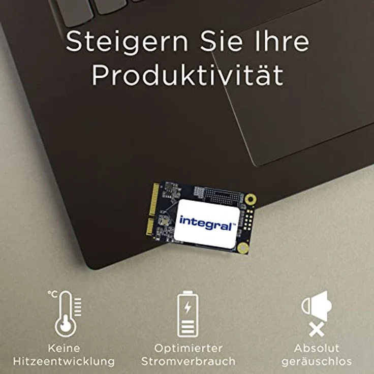 Integral 1TB mSATA Interne SSD für PC und Laptop, bis zu 520MB/s Lesen 450MB/s Schreiben – Bild 4
