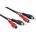 Hama Audio-Kabel 2 Cinchstecker - 2 Cinchstecker, 2,5 m