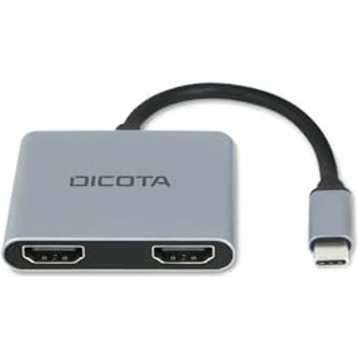 DICOTA Laptop-Dockingstation 4-in-1 USB-C Mini Docking Station, 4K HDMI, Silber – Bild 7