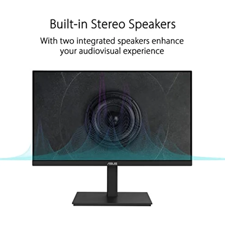 ASUS Business VA27ECPSN - 27 Zoll Full HD Monitor - 16:9 IPS Panel, 1920x1080, 75 Hz, Rahmenlos, ergonomisch - RJ45, DisplayPort, HDMI, USB-C mit 65W, USB-Hub – Bild 3