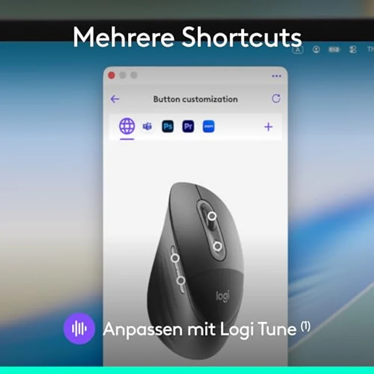 Logitech Signature Comfort Plus Combo MK880, kabelloses Tastatur-Maus-Set mit ergonomischer Handballenauflage – Bild 10
