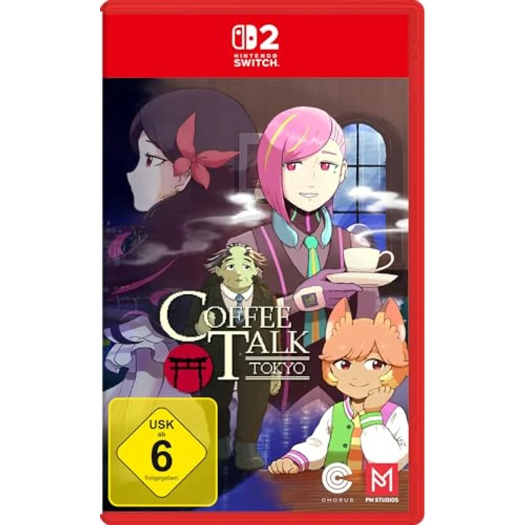 PM STUDIOS Coffee Talk Tokyo - Visual Novel Spiel für Nintendo Switch 2 mit Lo-Fi-Soundtrack und exklusivem Poster – Bild 1