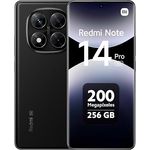 Xiaomi Redmi Note 14 Pro 5G 256GB/8GB RAM Dual-SIM titan-black, Smartphone mit 50-Megapixel-Quad-Kamera