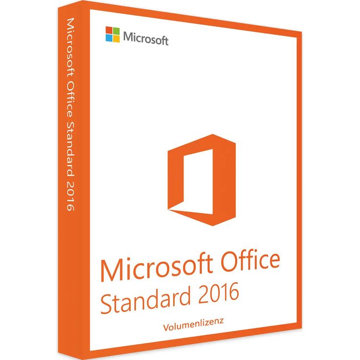 Microsoft Office 2016 Standard, Volumenlizenz für Terminalserver, umfassende Office-Suite für Windows mit Word, Excel, PowerPoint, Outlook und OneNote