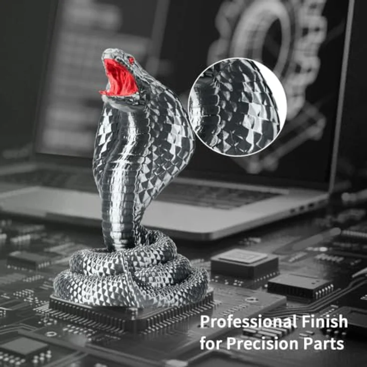 ERYONE Silk PLA Filament 1.75 mm, Seiden PLA Gunmetal, 1 kg/Spule, hochglänzende Druckoberfläche – Bild 2