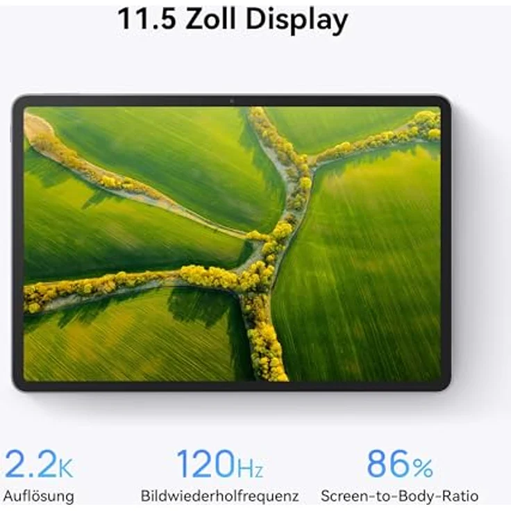 HUAWEI MatePad 11,5 Zoll Tablet, 6+128GB, abnehmbares Keyboard, 2.2K Auflösung, 120 Hz Bildwiederholfrequenz, Metall Unibody-Design, Notes, Space Gray – Bild 2
