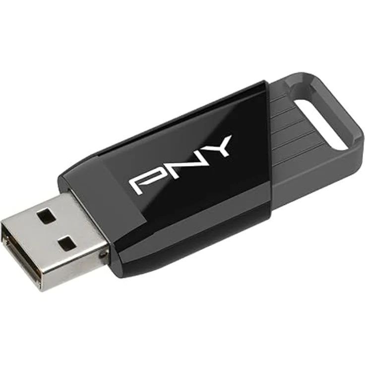PNY Attaché X 128GB USB-Stick, USB 3.2 mit 130 MB/s Übertragungsgeschwindigkeit, robuster Schiebeverschluss – Bild 1