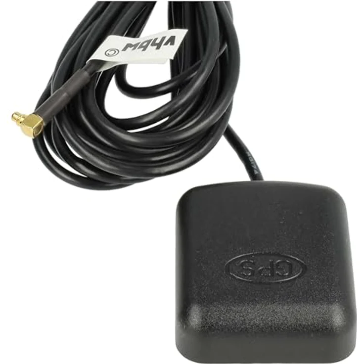 vhbw GPS Antenne für Blue Media Penny Navigation PNA BM 6300, MMCX-Anschluss, 5m Kabel, schwarz, Magnetfuß – Bild 7