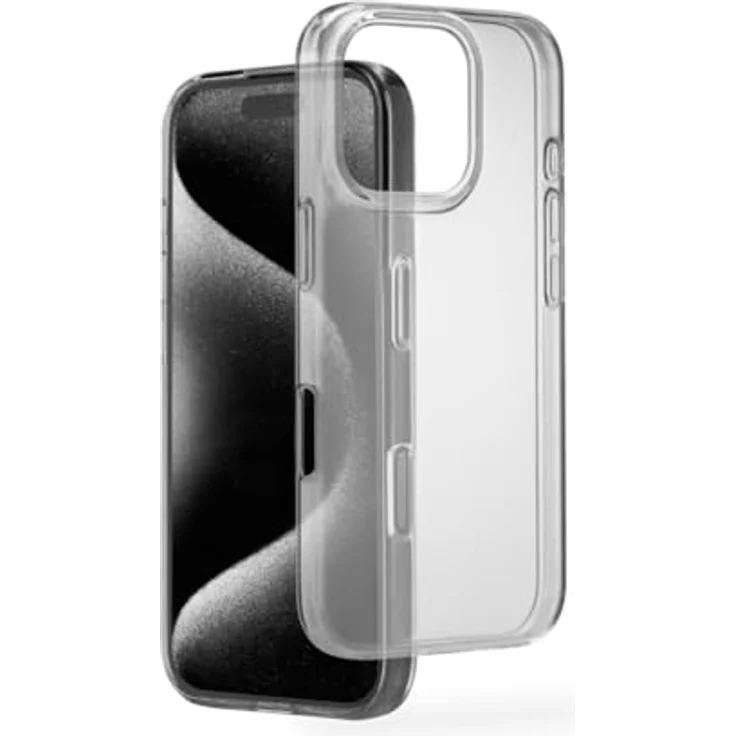 Hama Hülle für iPhone 16 Pro Always Clear (durchsichtig, extra Schutz für Kamera und Display, Wireless Charging kompatibel) – Bild 1