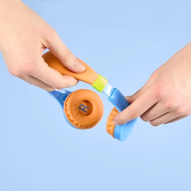Hama Kinderkopfhörer mit Kabel (85 dB Lautstärkebegrenzung, On-Ear) Kinder-Kopfhörer (Sprachsteuerung, Größenverstellbar, Integriertes Mikrofon, Siri und Google Assistant) in Gute-Laune-Farben – Bild 5