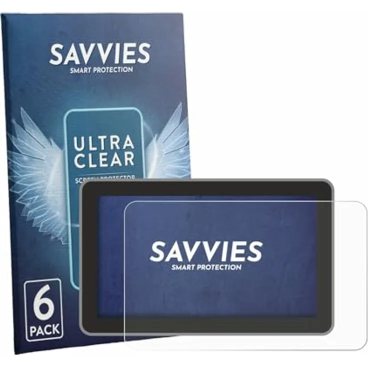 Savvies Ultra-Clear Displayschutzfolie für Bambu Lab H2C, 6 Stück, kratzfest und blasenfreie Montage, Made in Germany