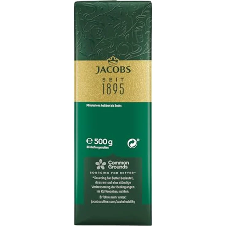 Jacobs Filterkaffee Krönung Klassisch Volles Aroma, 100 Prozent Arabica, Intensität 5/10, 500g – Bild 5