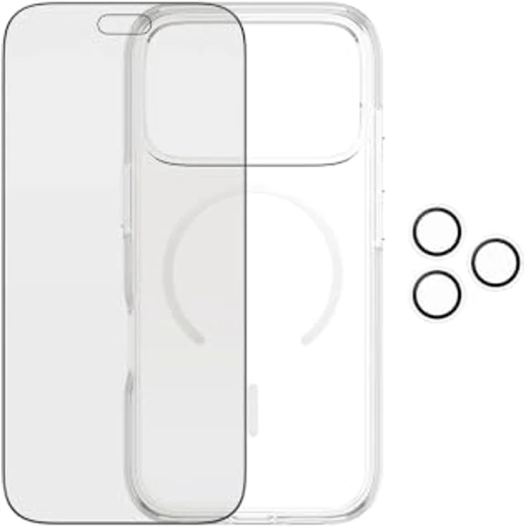 CARE by PanzerGlass Privacy Flagship 3-in-1 Bundle für Apple iPhone 18 Pro, Displayschutzset mit seitlichem Blickschutz, 100% Touch-Empfindlichkeit, Kameralinsenschutz, fallgetestet bis 4.8m – Bild 1