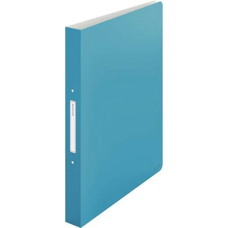 LEITZ Präsentationsordner Cosy, blau, mit selbstklebendem Rückenschild, Duo-Optik, A4 Format – Bild 1