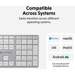 Hyper HyperSpace Next Bluetooth Wireless Keyboard (Nordic) (HS2310NO), kabellose Tastatur mit Nordic-Layout