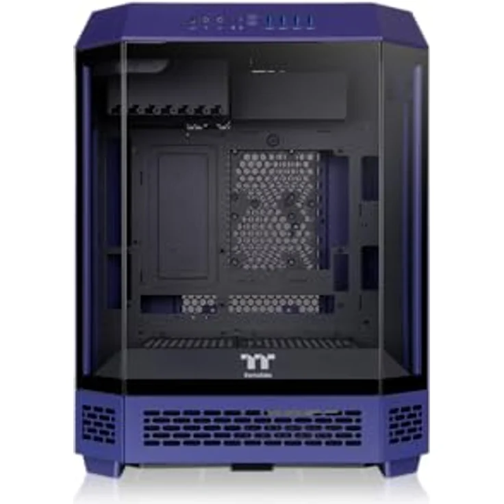 Thermaltake Tt The Tower 600 Future Dusk, ATX/mATX/Mini-ITX PC Gehäuse mit optimierter Kühlung, Violett – Bild 1