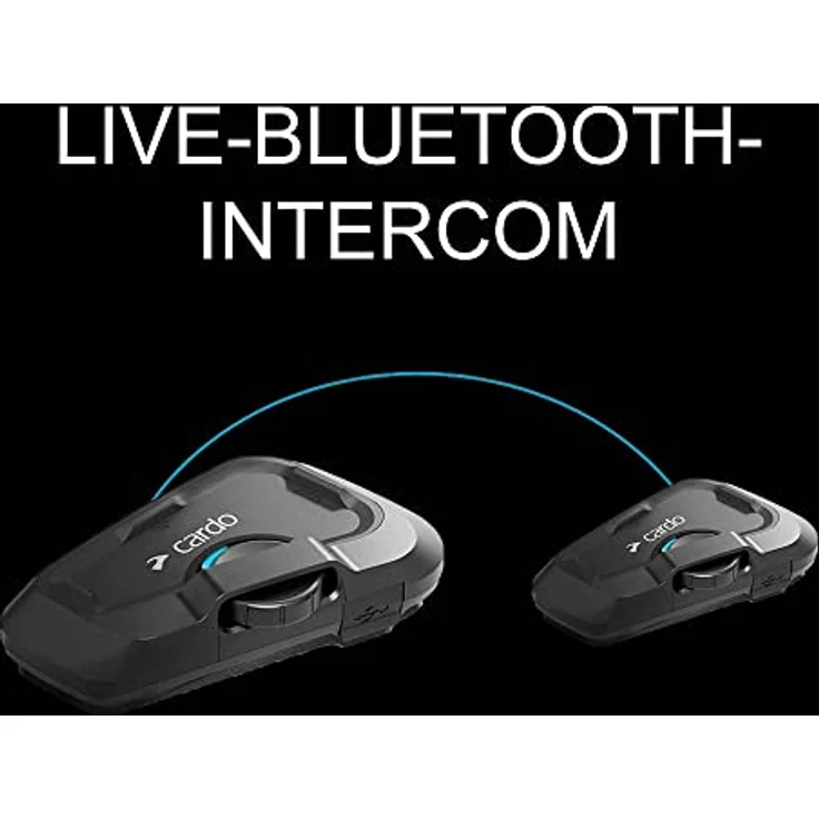 Cardo Freecom 2x, Bluetooth Kommunikationssystem für 2 Fahrer mit JBL Sound, wasserdicht, schwarz – Bild 3