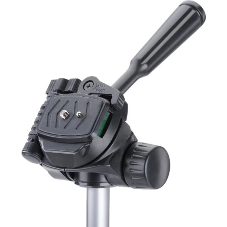 Cullmann 52128 Alpha 2800 Stativ (mit 3-Wege-Kopf, 184,5 cm (72,6 Zoll) Höhe, 2 Auszüge) silber – Bild 5