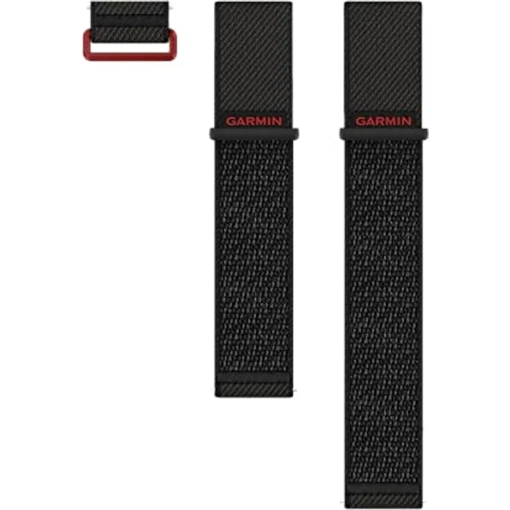 Garmin Schnellwechsel-Armband, Nylon Uhrenarmband für Venu X1, 24 mm, Schwarz, passend für Handgelenke von 126 bis 250 mm – Bild 1