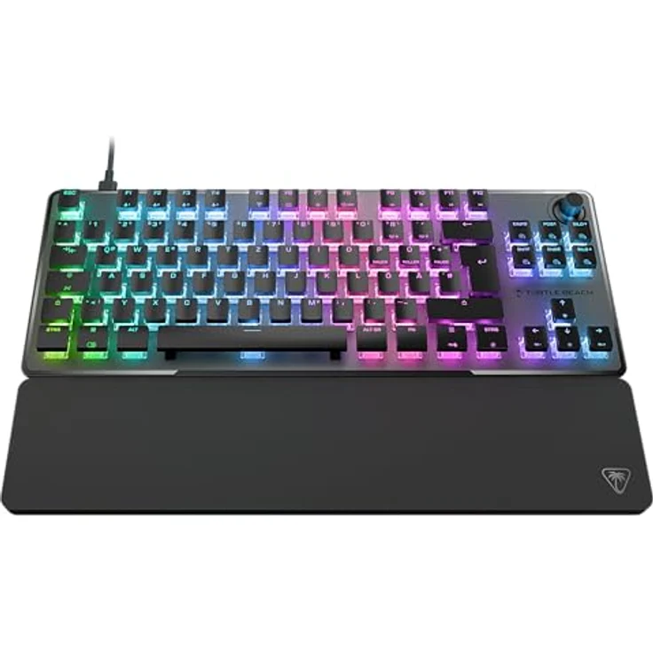 Turtle Beach Vulcan II TKL Pro Gaming-Tastatur, Analoge Halleffekt-Schalter, RGB-Beleuchtung, Aluminium, Schwarz – Bild 4