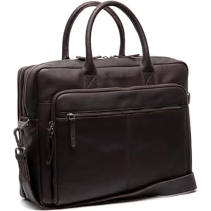 The Chesterfield Brand Tacama, Leder Laptoptasche aus Vollnarbenleder, braun – Bild 1