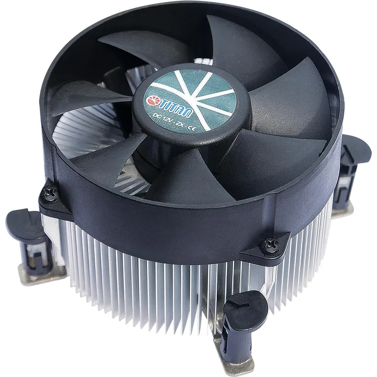 Titan TTC-NA02TZ/RPW2, CPU Kühler für Intel Sockel LGA1155/1156 bis 130W, 95 mm PWM Lüfter, kompakt und leise