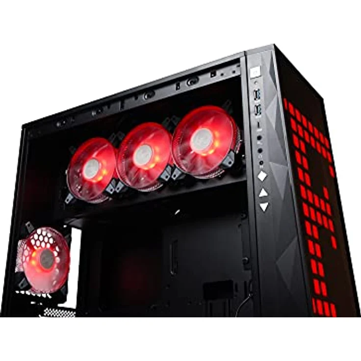 In Win 309 Gaming Edition, PC Gehäuse mit 144 ARGB-LEDs, Gamecontroller, Schwarz – Bild 4
