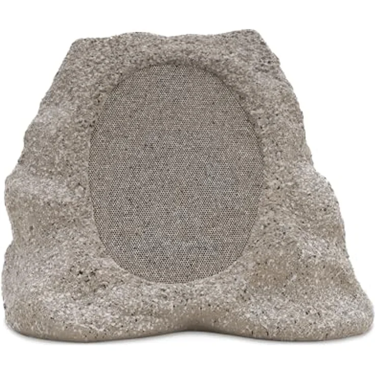 Victrola Rock Speaker Connect, Steinfarben, kabelloser Outdoor-Lautsprecher mit Bluetooth 5.3, 22 Std Akkulaufzeit, mit Solarladung. Bis zu 20 Rock-Lautsprecher vernetzbar, IP 65 Wasser- & staubdicht – Bild 1