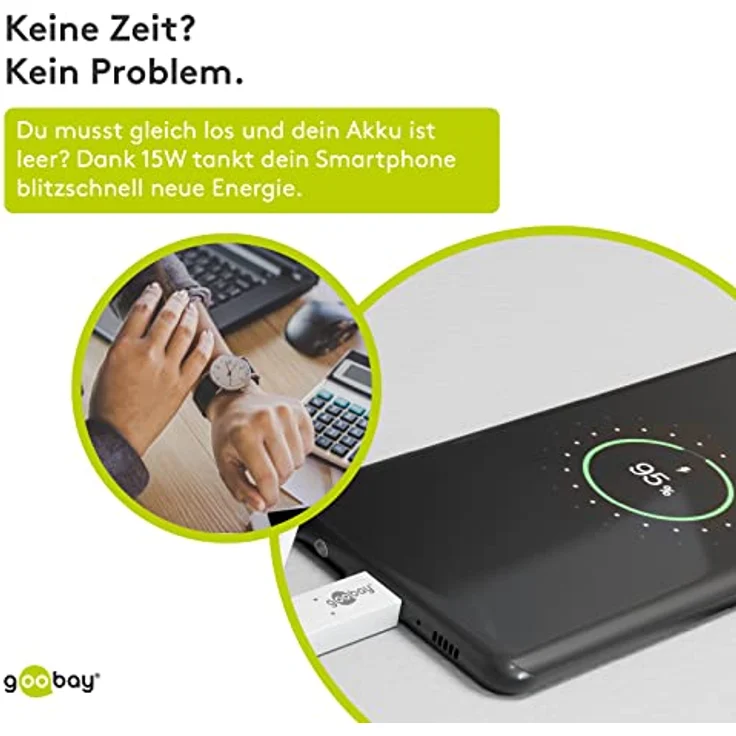Goobay 67999 SuperSpeed 3.1 USB C -> USB 3.0 (Typ A) Ladekabel, Datenkabel, Unterstützt Charging & Sync, 3-Fach geschirmt, 0,5m, schwarz – Bild 4