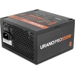 NOX Xtreme URANO Pro 550 W, ATX-Netzteil mit 80 Plus Bronze, leiser 120-mm-PWM-Lüfter, umfassendem Schutz und extra langen Flachkabeln