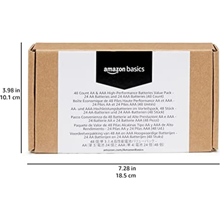 Amazon Basics Leistungsstarke AA- und AAA-Batterien im Vorteilspack, 24 AA-Batterien und 24 AAA-Batterien, 48 Stück – Bild 5