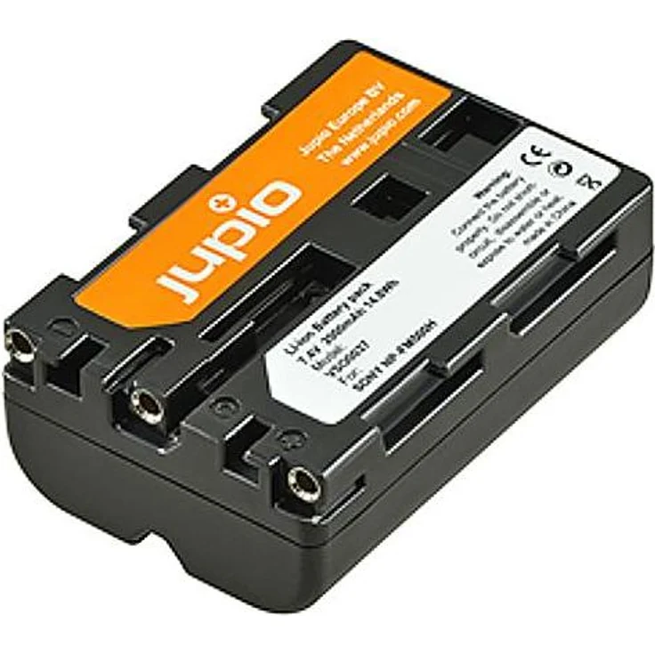 Jupio NP-FM500H, 2000 mAh Lithium-Ionen Akku für Sony Digitalkameras, schwarz