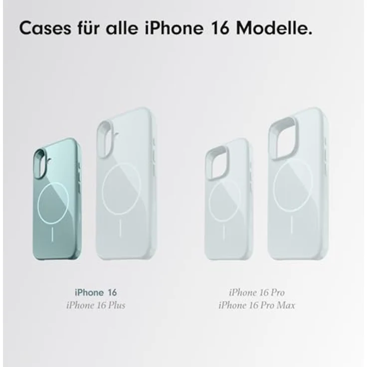 beats Case iPhone 16 - MagSafe, Kratzfeste Schutzhülle, passgenau, Innenfutter aus Mikrofaser - Pazifikblau – Bild 2