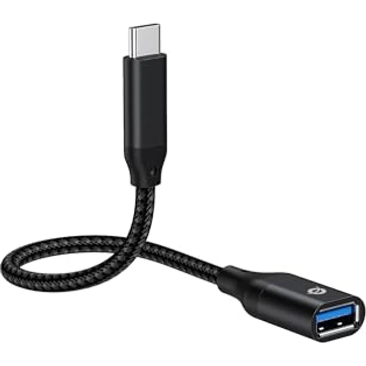 Conceptronic ABBY18B USB-C-auf-USB-A-OTG-Adapter, 10 Gbit/s, USB 3.2 Gen 2, robustes geflochtenes Kabel, Plug-and-Play, max. 3,0A – Bild 3