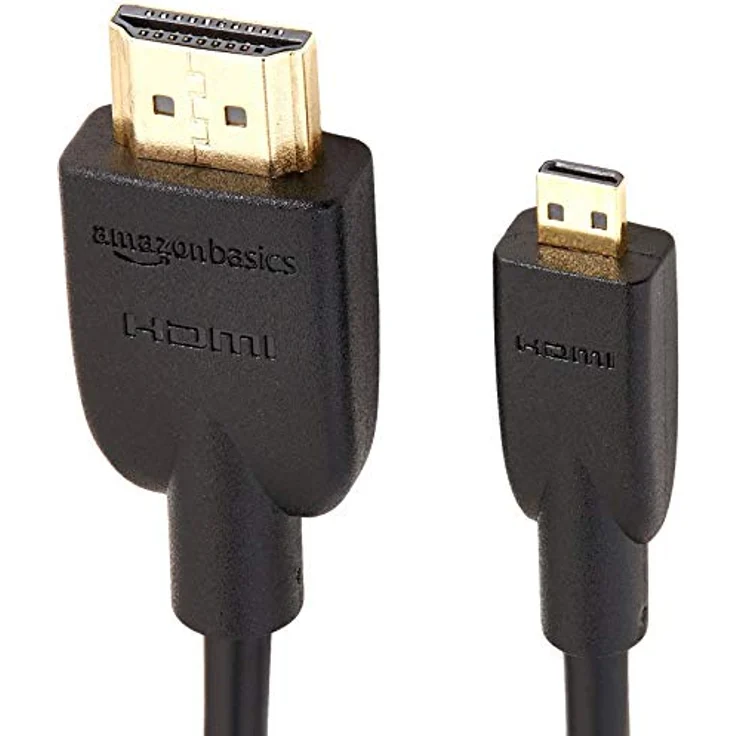 AmazonBasics Hochgeschwindigkeits-HDMI-Kabel, Typ Micro-HDMI auf HDMI, HDMI-Standard 2.0, 1,83 meter – Bild 2