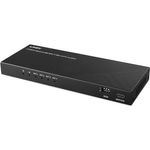 Lindy 4 Port HDMI 8K60 Splitter mit Audio, 4x HDMI-Ausgänge, 7680 x 4320 Pixel, Schwarz