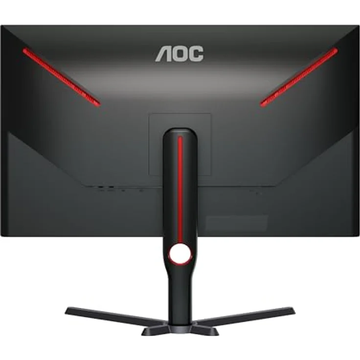 AOC Gaming U32G3X - 32 Zoll 4K UHD Monitor, IPS, 144Hz, G-Sync kompatibel, Höhenverstellbar, HDR400 (Schwarz/Rot) – Bild 3