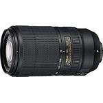 Nikon AF-P Nikkor 70-300mm 1:4.5-5.6E ED VR Objektiv (62 mm Filtergewinde) für Nikon-F-Bajonett schwarz