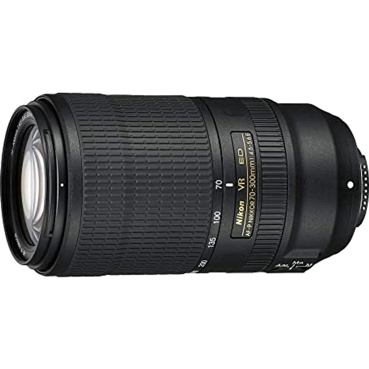 Nikon AF-P Nikkor 70-300mm 1:4.5-5.6E ED VR Objektiv (62 mm Filtergewinde) für Nikon-F-Bajonett schwarz – Bild 1