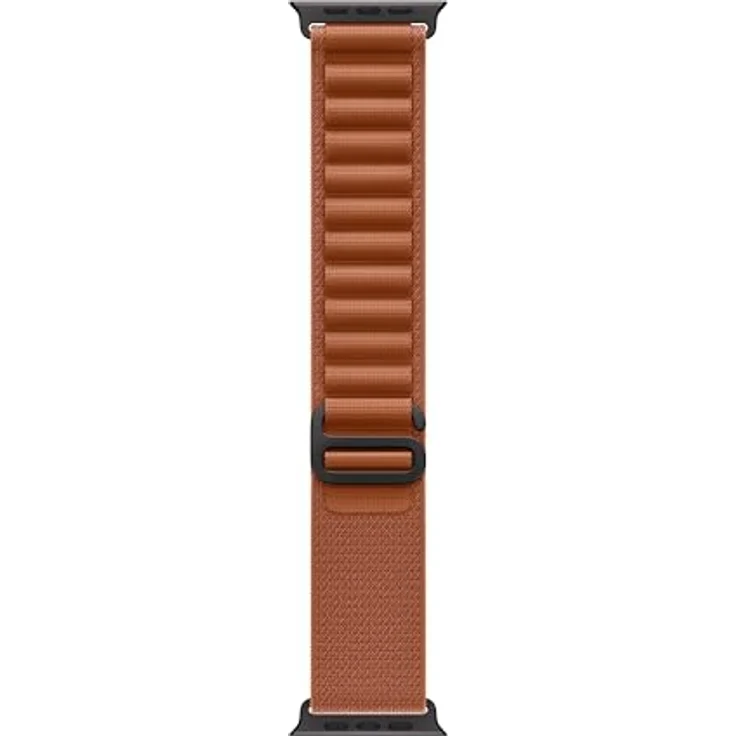 Apple Watch Band Alpine Loop, 49 mm, Terracotta, Large, robuste Verarbeitung aus recycelten Materialien, inkl. korrosionsbeständigem Titan-G-Haken – Bild 1