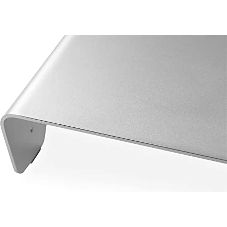 DIGITUS Designer Monitor-Erhöhung aus Aluminium - Bildschirm-Ständer - Traglast 10 kg - Nicht Rutschend - Silber – Bild 4